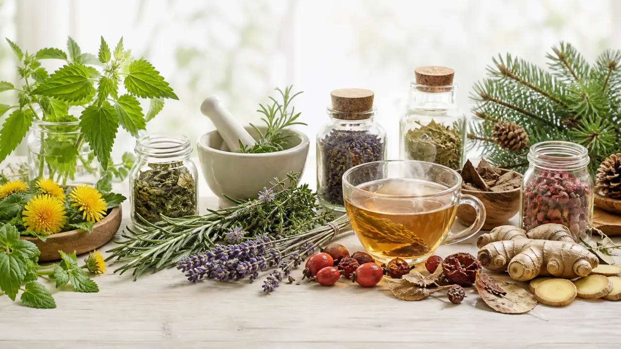 Plantes médicinales fraîches pour une cure saisonnière