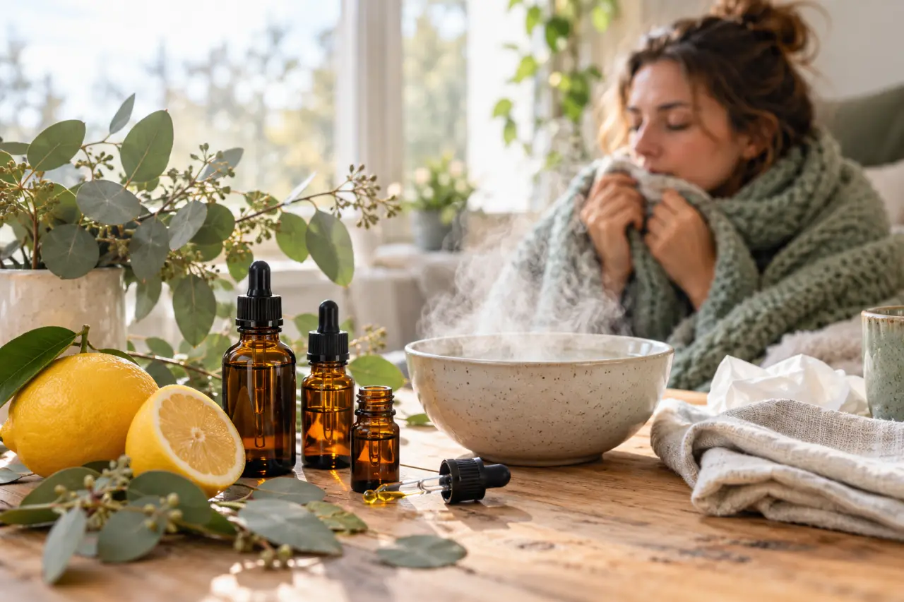 Huiles essentielles contre le rhume : le nez plus frais n’est pas forcément débouché