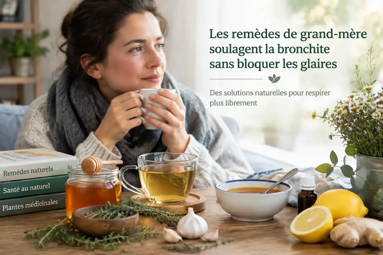 Les remèdes de grand-mère soulagent la bronchite sans bloquer les glaires