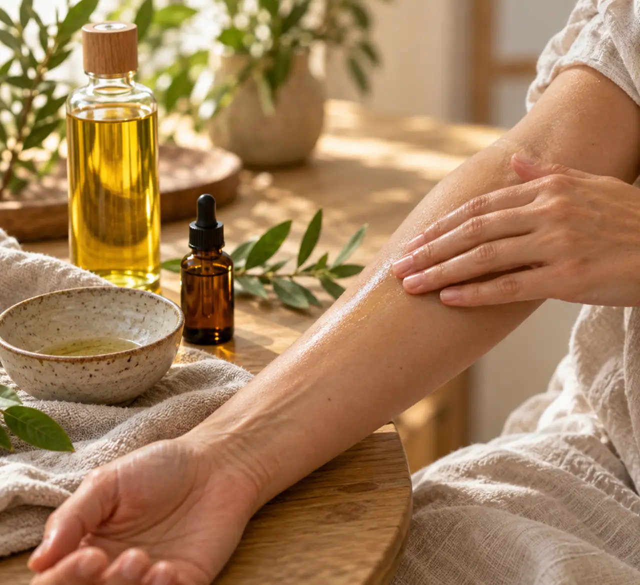 Pourquoi une huile essentielle ne brûle pas les graisses, et quelle recette utiliser pour masser la peau ?